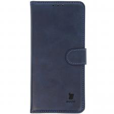 Huse si carcase OPPO, Hsua flip cover Bizon Pocket compatibila cu Oppo Reno 12, Navy Blue, lerato.ro