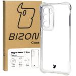 Carcasa Bizon Salpa compatibila cu Oppo Reno 12 Pro, Transparent 3 - lerato.ro