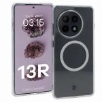 Carcasa Bizon CrystalO cu MagSafe compatibila cu OnePlus 13R, Transparent 3 - lerato.ro