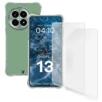 Kit protectie 3 in 1 BizonMobile Clear Pack, Carcasa Bizon Salpa si 2 folii Bizon Glass Hydrogel Front, compatibil cu OnePlus 13, Transparent 2 - lerato.ro
