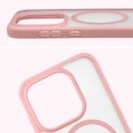 Carcasa Bizon MatteO cu MagSafe compatibila cu OnePlus 15, Roz 5 - lerato.ro