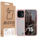 Carcasa Bizon MatteO cu MagSafe compatibila cu OnePlus 15, Roz 8 - lerato.ro