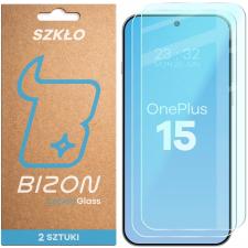 Folii protectie telefoane OnePlus, Set 2 folii sticla securizata Bizon Glass Clear Duo compatibile cu OnePlus 15, Transparent, lerato.ro