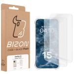 Kit protectie 3 in 1 BizonMobile Clear Pack, Carcasa Bizon Salpa si 2 folii Bizon Glass Hydrogel Front, compatibil cu OnePlus 15, Transparent 10 - lerato.ro