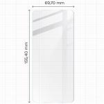 Folie sticla securizata  Bizon Glass Clear 2 compatibila cu OnePlus Nord CE4 Lite 5G, Transparent 3 - lerato.ro
