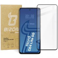 Folii protectie telefoane OnePlus Nord CE4 Lite, Folie sticla securizata Bizon Glass Edge 2 compatibila cu OnePlus Nord CE4 Lite 5G, Negru, lerato.ro
