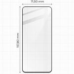 Folie sticla securizata Bizon Glass Edge 2 compatibila cu OnePlus Nord CE4 Lite 5G, Negru 3 - lerato.ro