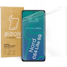 Folii protectie telefoane OnePlus, Set 2 folii protectie Bizon Hydrogel compatibile cu OnePlus Nord CE4 Lite 5G, Transparent, lerato.ro