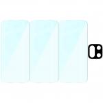 Set protectie 4in1 Bizon Glass Clear Pack, 3 folii sticla ecran + 1 folie sticla camera foto, compatibil cu OnePlus 15, Transparent 7 - lerato.ro