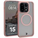 Kit protectie 2 in 1 BizonMobile, Carcasa Bizon MatteO si Folie sticla securizata Bizon Glass Edge, compatibil cu OnePlus 15, Roz 4 - lerato.ro