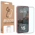 Kit protectie 2 in 1 BizonMobile, Carcasa Bizon MatteO si Folie sticla securizata Bizon Glass Edge, compatibil cu OnePlus 15, Roz 10 - lerato.ro