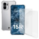 Kit protectie 3 in 1 BizonMobile Clear Pack, Carcasa Bizon Salpa si 2 folii Bizon Glass Hydrogel Front, compatibil cu OnePlus 15R, Transparent 2 - lerato.ro