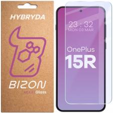 Folii protectie telefoane OnePlus, Folie sticla hibrid Bizon Glass Mule compatibila cu OnePlus 15R, Transparent, lerato.ro