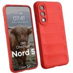 Carcasa Bizon Tur compatibila cu OnePlus Nord 5, Rosu 3 - lerato.ro