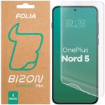 Set 2 folii protectie Bizon Hydrogel compatibile cu OnePlus Nord 5, Transparent 2 - lerato.ro