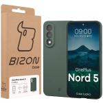 Carcasa Bizon Shell compatibila cu OnePlus Nord 5, Verde 7 - lerato.ro