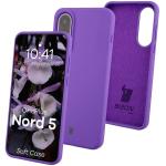 Carcasa Bizon Soft compatibila cu OnePlus Nord 5, Mov 3 - lerato.ro