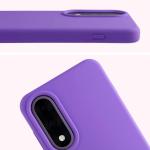 Carcasa Bizon Soft compatibila cu OnePlus Nord 5, Mov 6 - lerato.ro