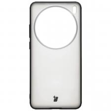 Huse si carcase Vivo X200 Pro, Carcasa Bizon Angelo compatibila cu Vivo X200 Pro, Transparent / Negru, lerato.ro
