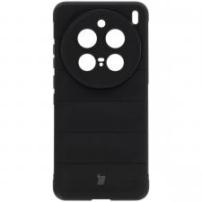 Huse si carcase Vivo X200 Pro, Carcasa Bizon Tur compatibila cu Vivo X200 Pro, Negru, lerato.ro