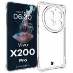 Carcasa Bizon Salpa compatibila cu Vivo X200 Pro, Transparent 3 - lerato.ro