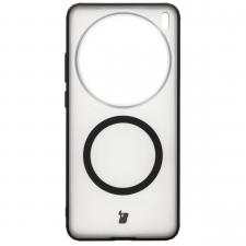 Huse si carcase Vivo X200 Pro, Carcasa Bizon MatteO cu MagSafe compatibila cu Vivo X200 Pro, Negru, lerato.ro