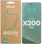 Set 2 folii protectie Bizon Hydrogel compatibile cu Vivo X200 Pro, Transparent 2 - lerato.ro
