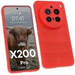 Carcasa Bizon Tur compatibila cu Vivo X200 Pro, Rosu 3 - lerato.ro