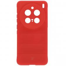 Huse si carcase Vivo X200 Pro, Carcasa Bizon Tur compatibila cu Vivo X200 Pro, Rosu, lerato.ro