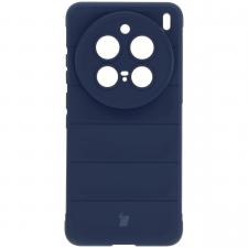 Huse si carcase Vivo X200 Pro, Carcasa Bizon Tur compatibila cu Vivo X200 Pro, Dark Blue, lerato.ro