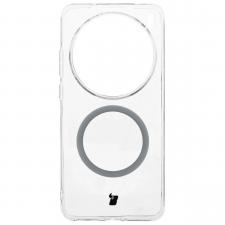 Huse si carcase Vivo X200 Pro, Carcasa Bizon CrystalO cu MagSafe compatibila cu Vivo X200 Pro, Transparent, lerato.ro