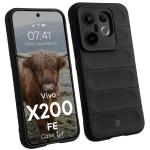 Carcasa Bizon Tur compatibila cu Vivo X200 FE, Negru 3 - lerato.ro