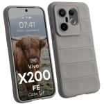 Carcasa Bizon Tur compatibila cu Vivo X200 FE, Light Grey 3 - lerato.ro