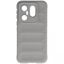 Huse si carcase Vivo X200 FE, Carcasa Bizon Tur compatibila cu Vivo X200 FE, Light Grey, lerato.ro