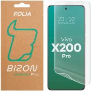 Folie protectie Bizon Hydrogel compatibila cu Vivo X200 Pro, Transparent