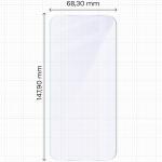 Set 2 folii sticla hibrid Bizon Glass Mule Duo compatibile cu Vivo X200 FE, Transparent 3 - lerato.ro