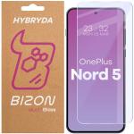 Folie sticla hibrid Bizon Glass Mule compatibila cu OnePlus Nord 5, Transparent 2 - lerato.ro