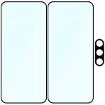 Set protectie 3in1 Bizon Glass Edge Pack, 2 folii sticla ecran + 1 folie sticla camera foto, compatibil cu OnePlus Nord 5, Negru 7 - lerato.ro