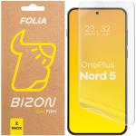 Set 2 folii protectie Bizon Glass Film Sun compatibile cu OnePlus Nord 5, Transparent 2 - lerato.ro