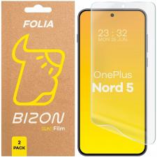 Folii protectie telefoane OnePlus, Set 2 folii protectie Bizon Glass Film Sun compatibile cu OnePlus Nord 5, Transparent, lerato.ro