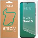 Folie protectie Bizon Hydrogel compatibila cu OnePlus Nord 5, Transparent 2 - lerato.ro