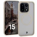 Carcasa Bizon MatteO cu MagSafe compatibila cu OnePlus 15, Bej 3 - lerato.ro