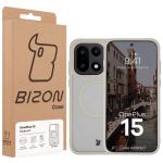 Carcasa Bizon MatteO cu MagSafe compatibila cu OnePlus 15, Bej 8 - lerato.ro