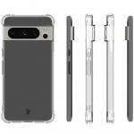 Carcasa Bizon Salpa compatibila cu Google Pixel 8 Pro, Transparent 5 - lerato.ro