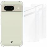 Kit protectie 3 in 1 BizonMobile Clear Pack, Carcasa Bizon Salpa si 2 folii sticla Bizon Glass Clear, compatibil cu Google Pixel 8, Transparent 2 - lerato.ro