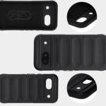 Carcasa Bizon Tur compatibila cu Google Pixel 8a, Negru 10 - lerato.ro