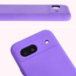 Carcasa Bizon Soft compatibila cu Google Pixel 8a, Mov 11 - lerato.ro