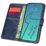 Husa flip cover Bizon Pocket compatibila cu Google Pixel 8a, Navy Blue 3 - lerato.ro