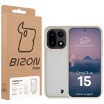 Carcasa Bizon Angelo compatibila cu OnePlus 15, Transparent / Bej 7 - lerato.ro