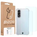 Kit protectie 3 in 1 BizonMobile Clear Pack, Carcasa Bizon Salpa si 2 folii Bizon Glass Clear, compatibil cu OnePlus Nord 5, Transparent 10 - lerato.ro